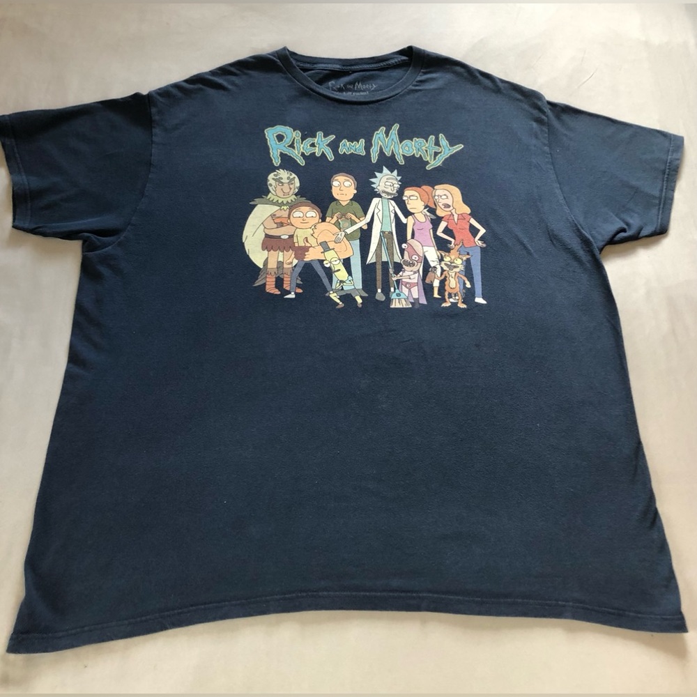 Rick And Morty Graphic Men’s T-Shirt Size 2X